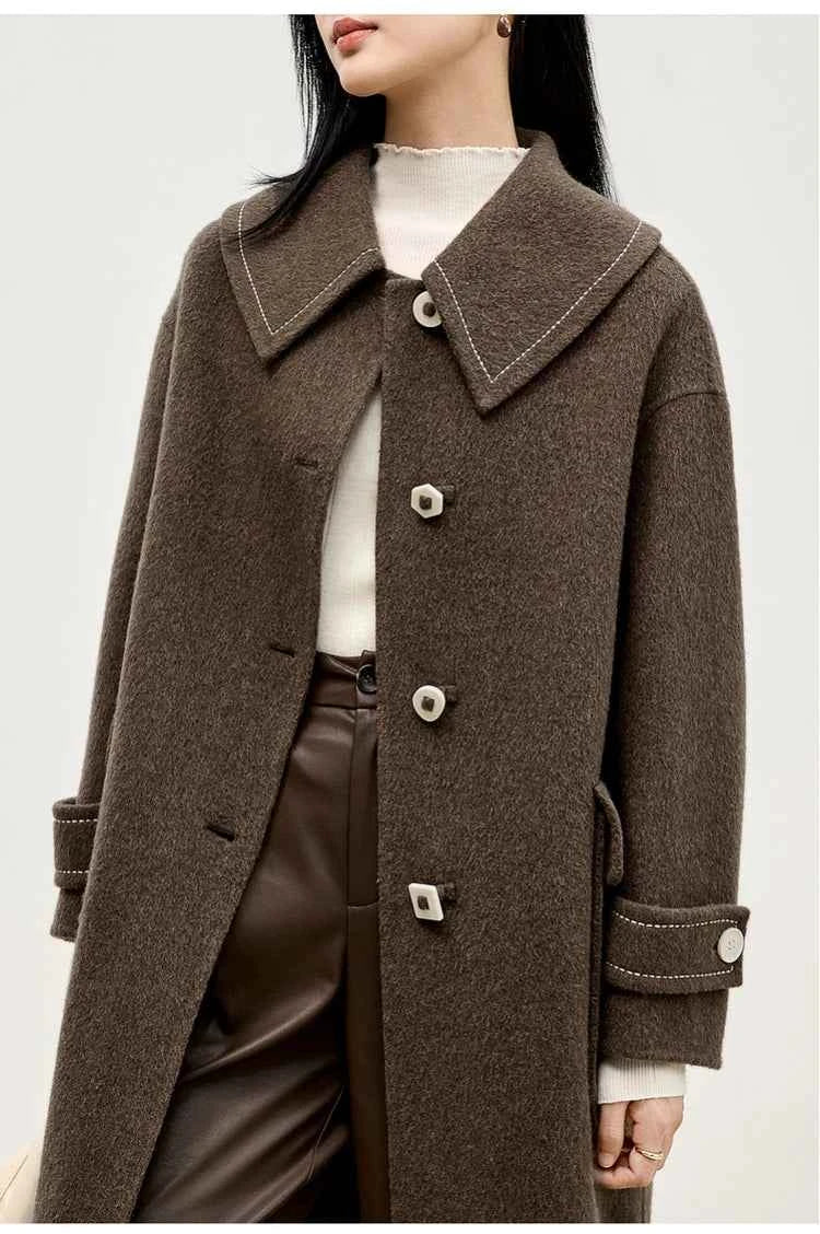 Casaco de Lã Sentubila — Elegância Atemporalaa