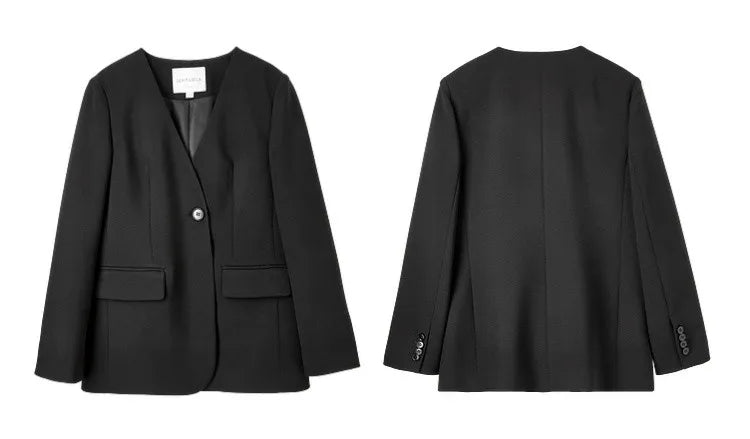 Sentubila mulher 3 peça conjunto roupas 2025 outono moda escritório wear preto colete blazer jaquetas perna larga calça conjunto 141z53019
