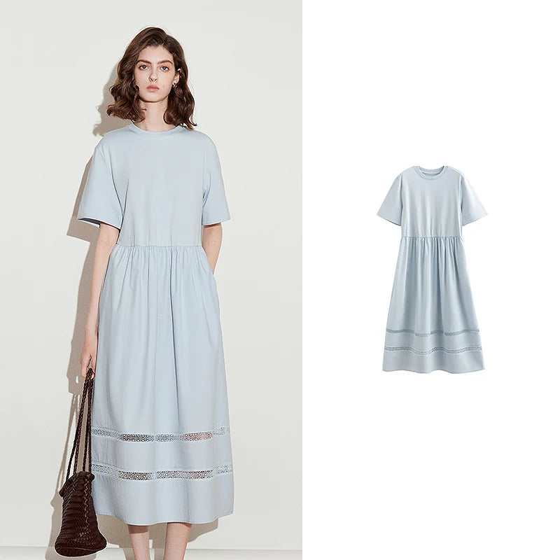 TOYOUTH Vestido feminino 2025 primavera novo vestido elegante 8519015