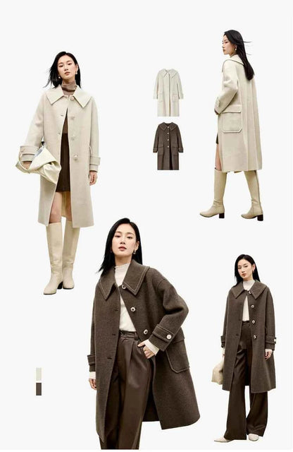 Casaco de Lã Sentubila — Elegância Atemporalaa