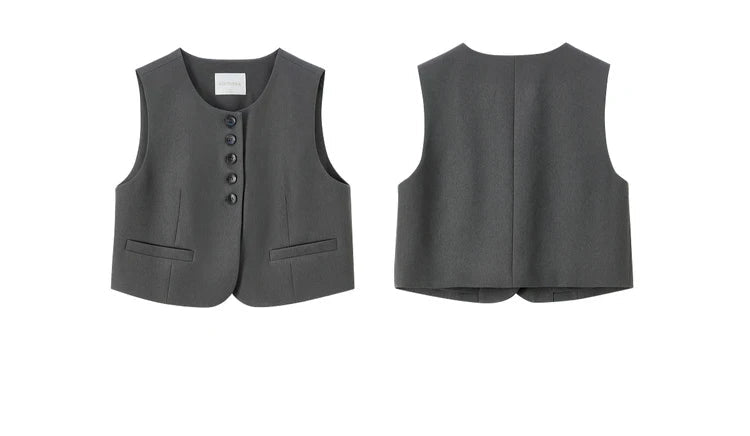 Sentubila terno feminino 3 peças jaqueta formal colete calças feminino conjunto de trabalho de negócios plissado pulôver blazer conjunto 153za1930