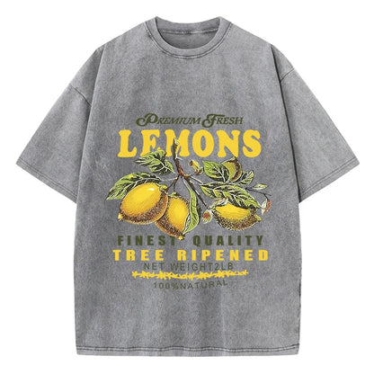 Camiseta Premium Oversized Lemons - AlmaChic
