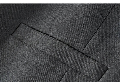 Sentubila terno feminino 3 peças jaqueta formal colete calças feminino conjunto de trabalho de negócios plissado pulôver blazer conjunto 153za1930