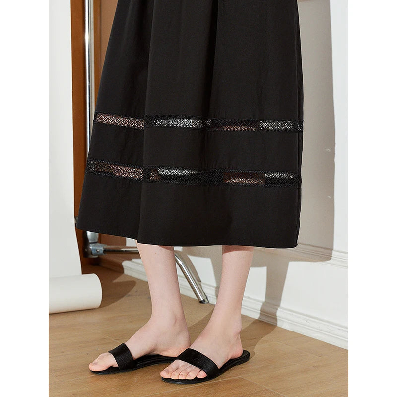 TOYOUTH Vestido feminino 2025 primavera novo vestido elegante 8519015