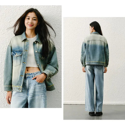 Jaqueta Jeans Feminina Conforto Urbano Helena