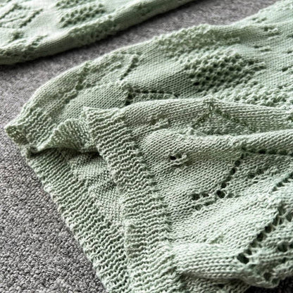 Saída de Praia Crochê Modelo Longo Verde Sálvia