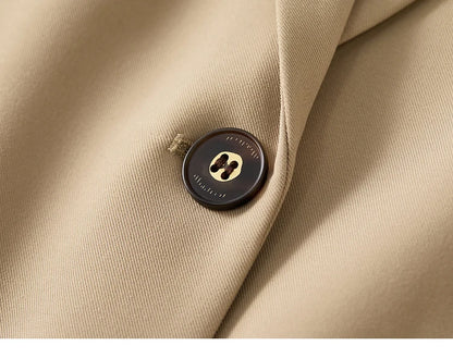 Sentubila textura solta casaco sob medida para mulher 2025 outono turn down collar escritório senhora trabalho negócios feminino blazer 143x56249