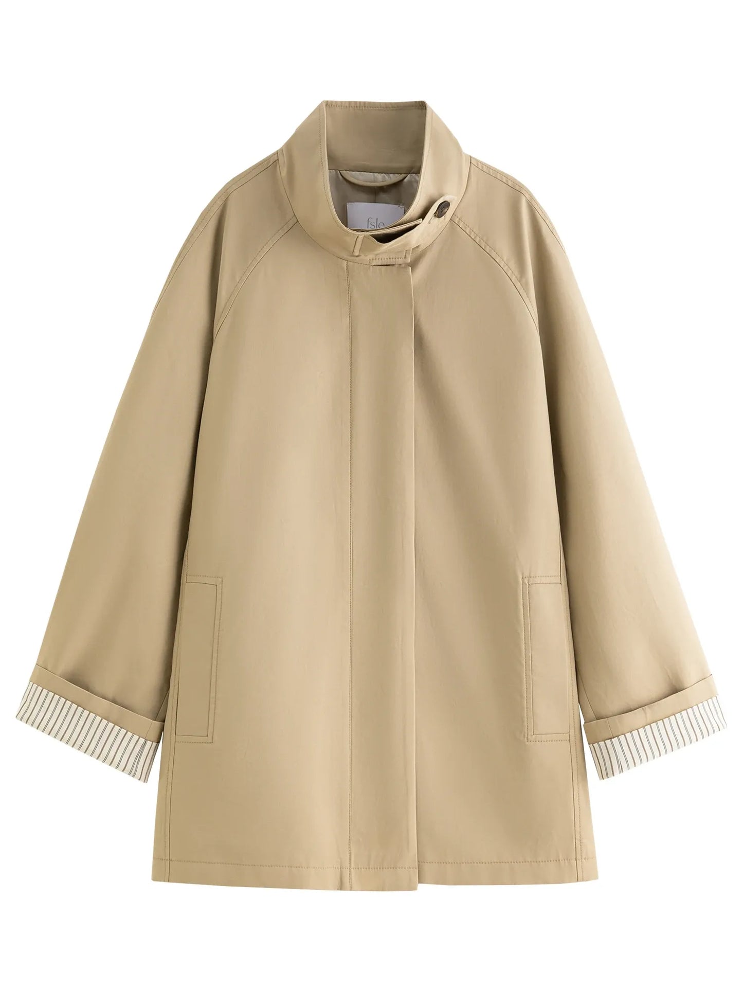 Trench Coat Curto Audrey — Estrutura Leve e Estilo Casual Chic