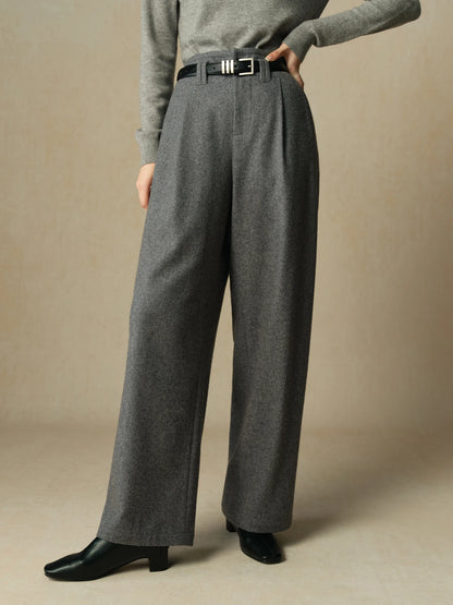 Calça de Lã Feminina Elegância - AlmaChic