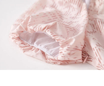 Sentubila algodão diamantes colarinho vestidos femininos 2025 primavera a linha oco para fora puff manga vestido de férias feminino 142l55195