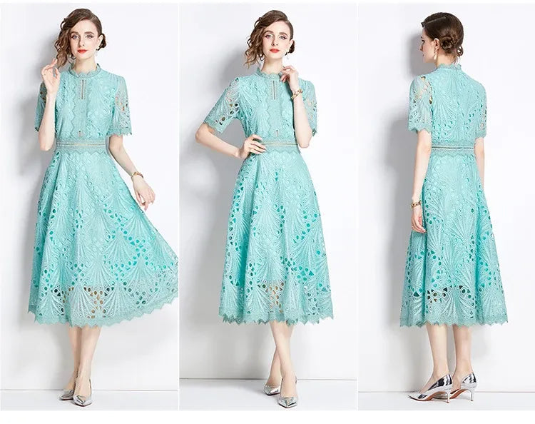 Vestido de Renda Elegante Florence