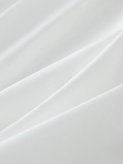 Camisa Minimalista Feminina em Lyocell e Algodão - AlmaChic