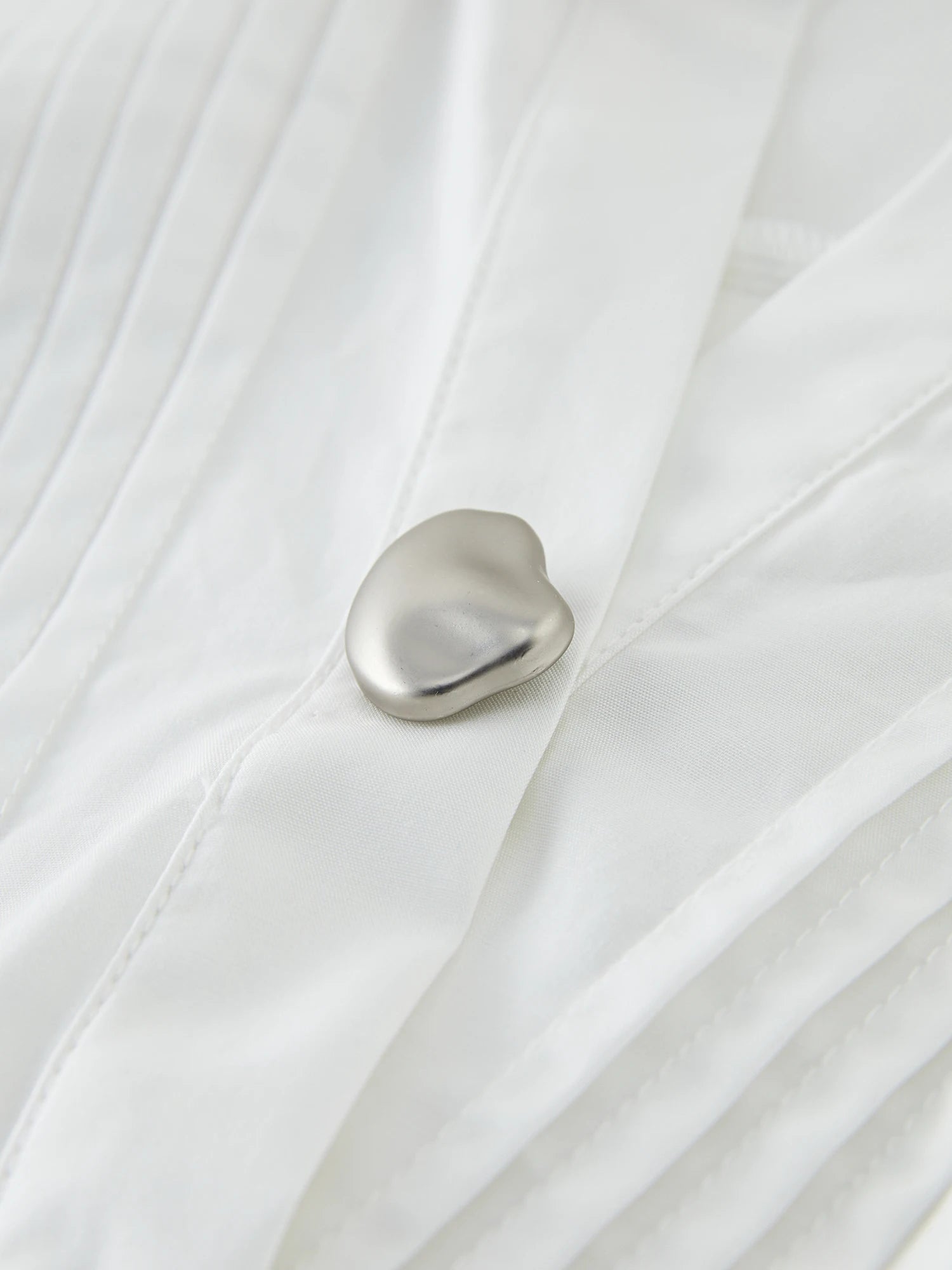 Camisa Minimalista Feminina em Lyocell e Algodão - AlmaChic