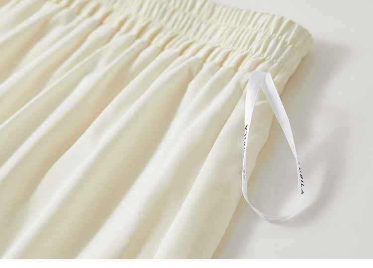 Conjunto Feminino Elegante em Lyocell Camisa e Saia Élodie
