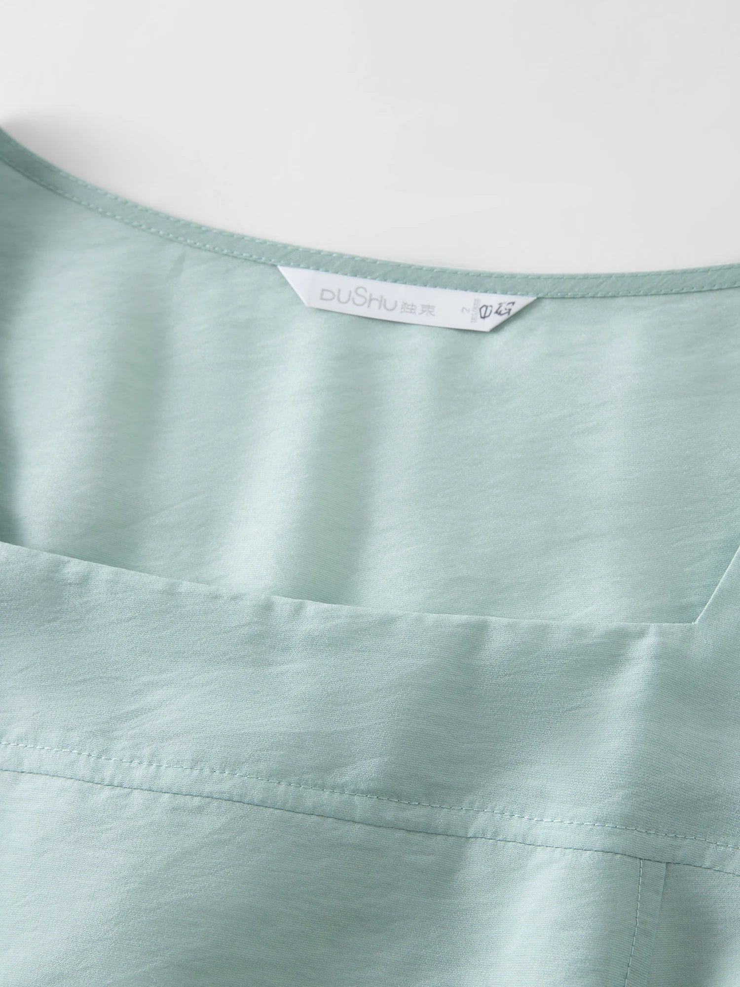 Dushu plus size feminino francês decote quadrado lado plissado elegante ancora vestido vermelho-2520 verão novos vestidos 25ds82788