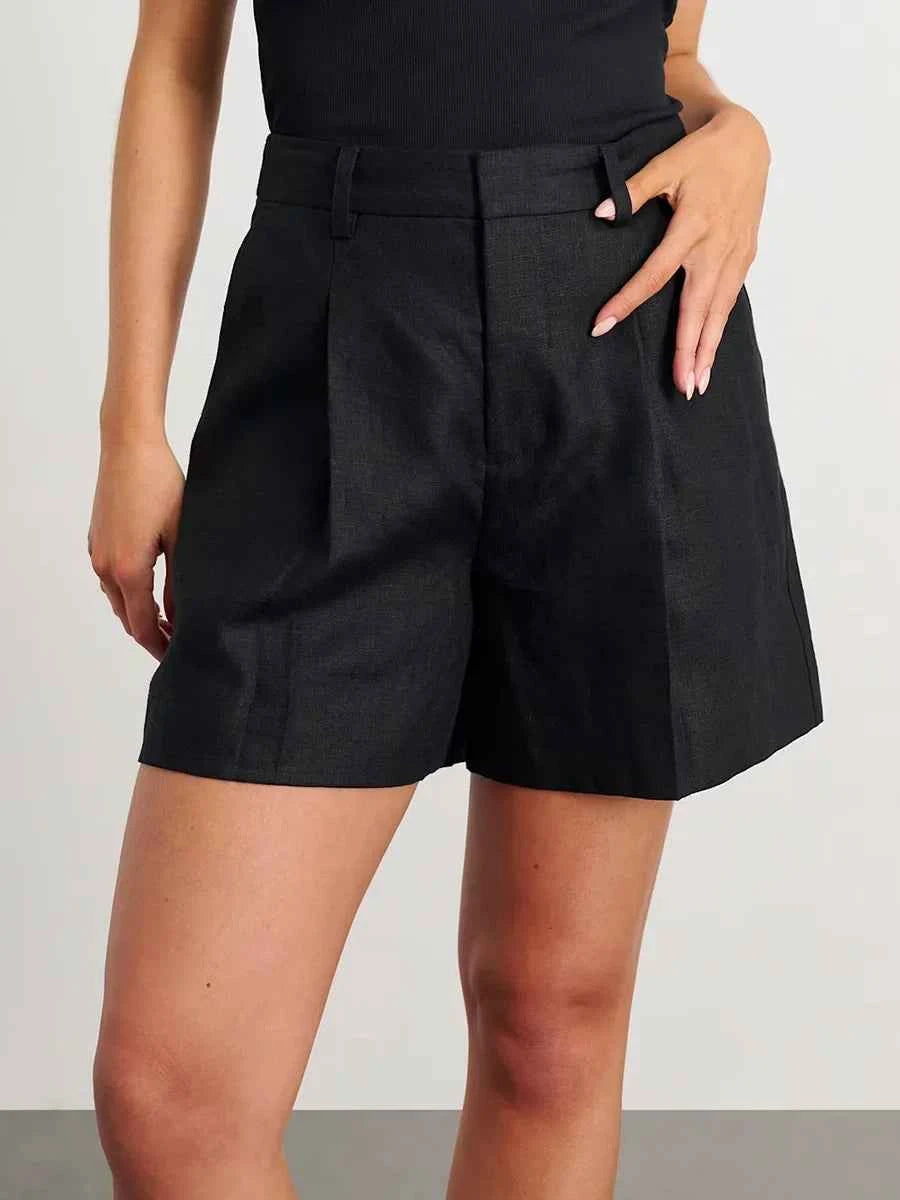 Conjunto Feminino Essence Linen – Colete & Short de Linho e Algodão