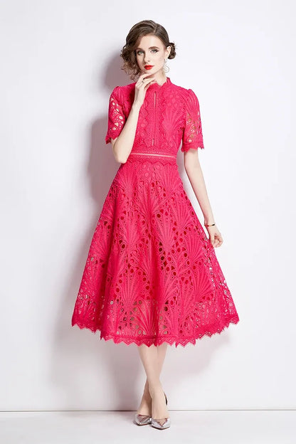 Vestido de Renda Elegante Florence