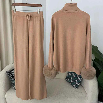 Conjunto Luxuoso de Inverno — Elegância Atemporal