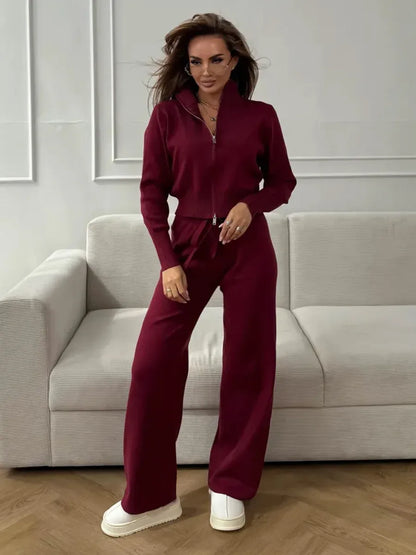 Conjunto Feminino Malha Conforto Elegante Élise