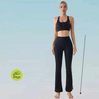 Legging Flare Feminina Cintura Alta Fit - AlmaChic