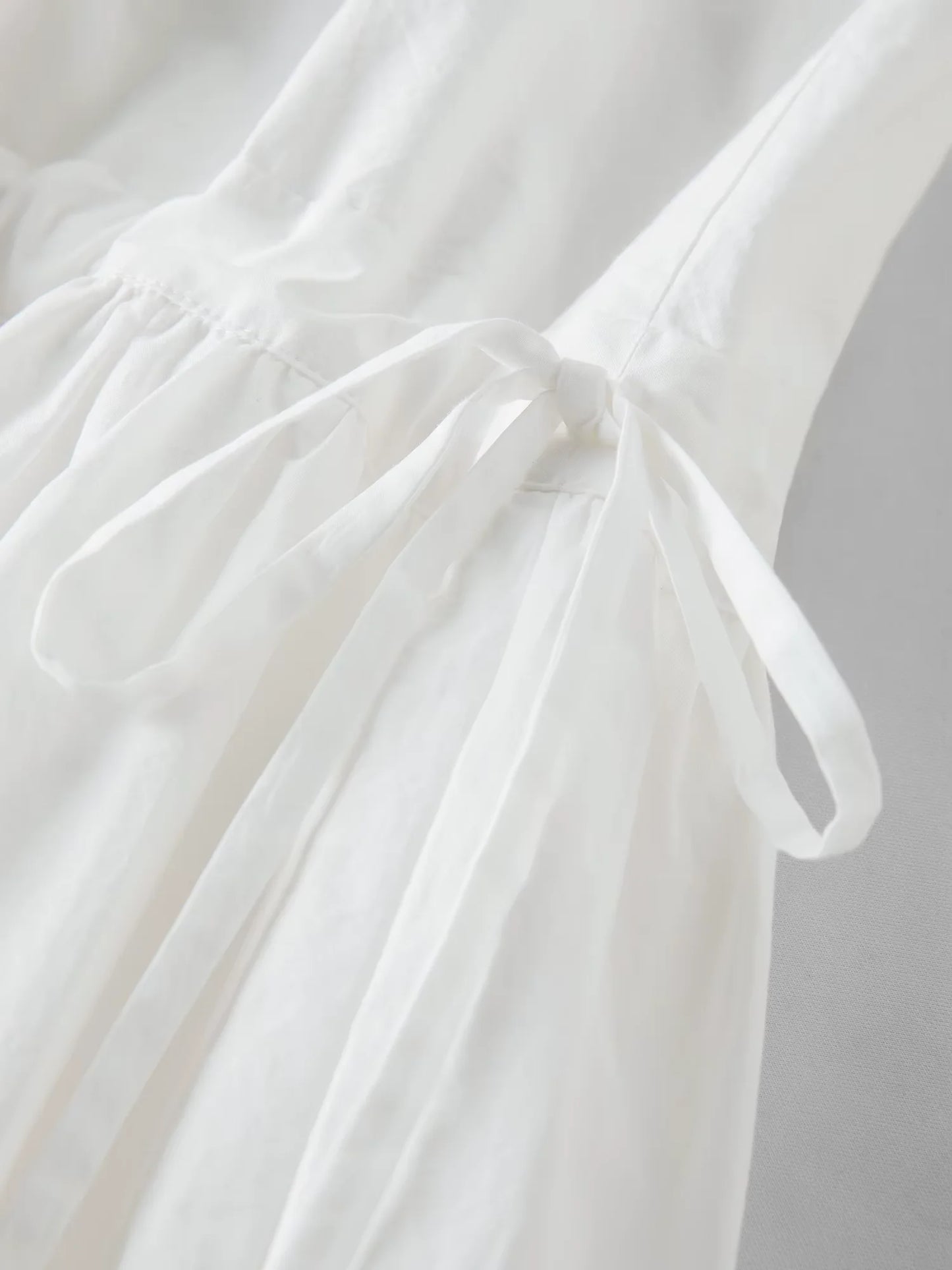 Vestido Midi Algodão Off Shoulder Helena Pure