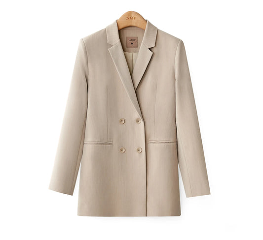 Amii minimalismo primavera terno escritório senhora blazer conjunto feminino rendas vneck tanques de cintura alta calças femininas shorts outfits 12060909