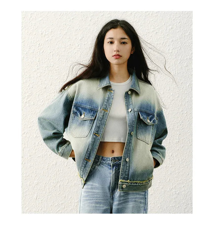 Jaqueta Jeans Feminina Conforto Urbano Helena