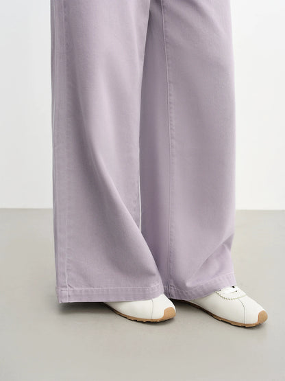 ​ Dushu 2025 jeans retos multicoloridos femininos – calças jeans casuais de pernas largas, conforto, uso diário, recém-chegado ​