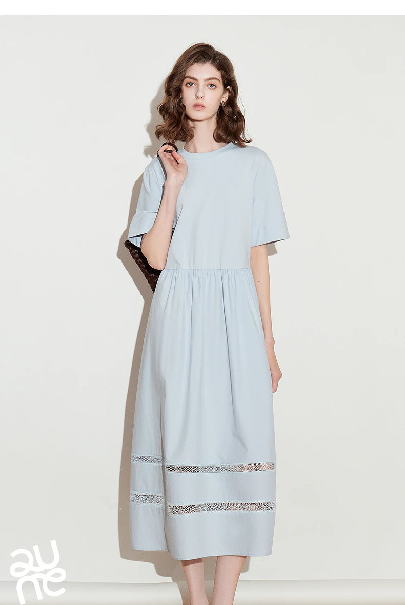 TOYOUTH Vestido feminino 2025 primavera novo vestido elegante 8519015