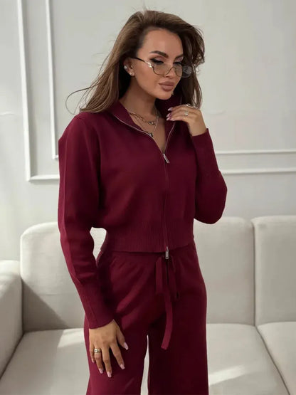Conjunto Feminino Malha Conforto Elegante Élise