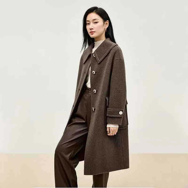 Casaco de Lã Sentubila — Elegância Atemporalaa