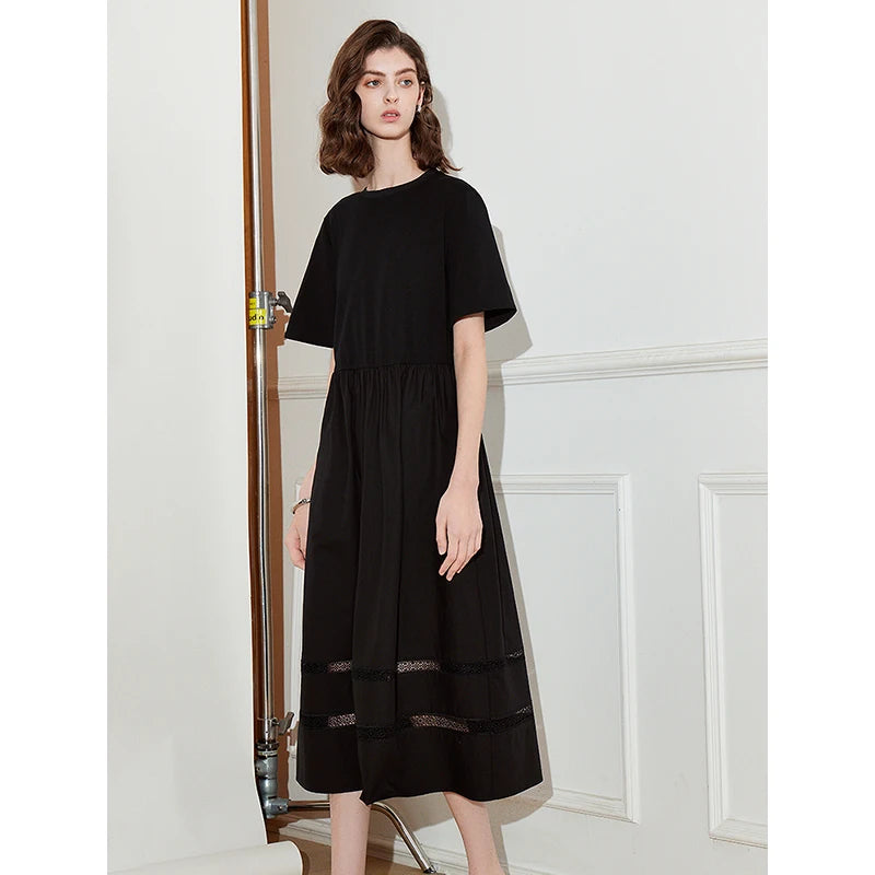 TOYOUTH Vestido feminino 2025 primavera novo vestido elegante 8519015