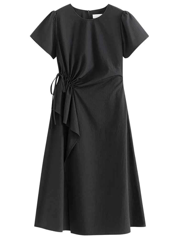 Vestido Midi Feminino Linha A Conforto Essencial Claire