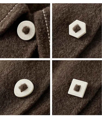 Casaco de Lã Sentubila — Elegância Atemporalaa