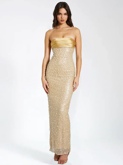 Vestido Longo Luxe Pérola