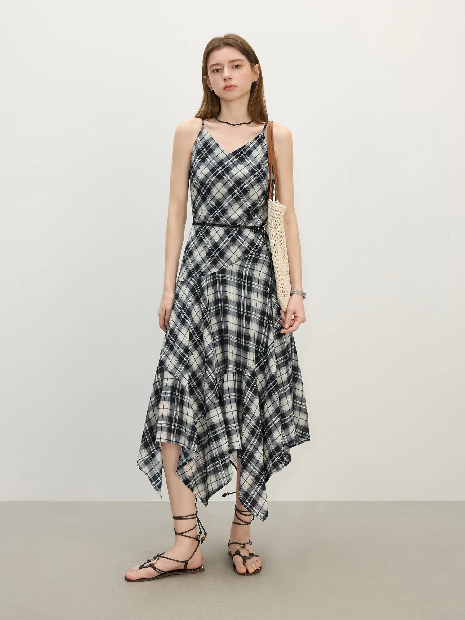 Vestido Xadrez Gabi - AlmaChic