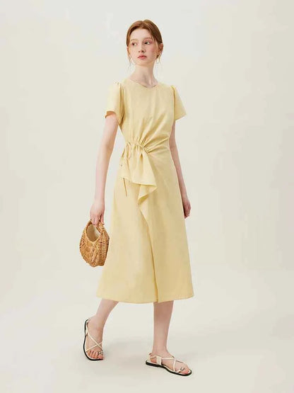 Vestido Midi Feminino Linha A Conforto Essencial Claire