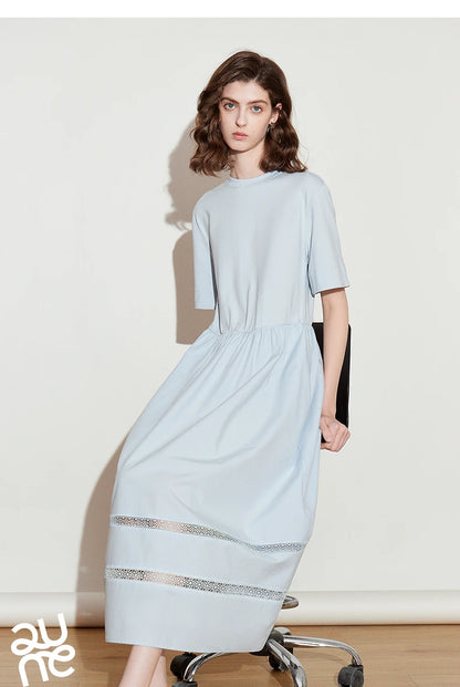 TOYOUTH Vestido feminino 2025 primavera novo vestido elegante 8519015