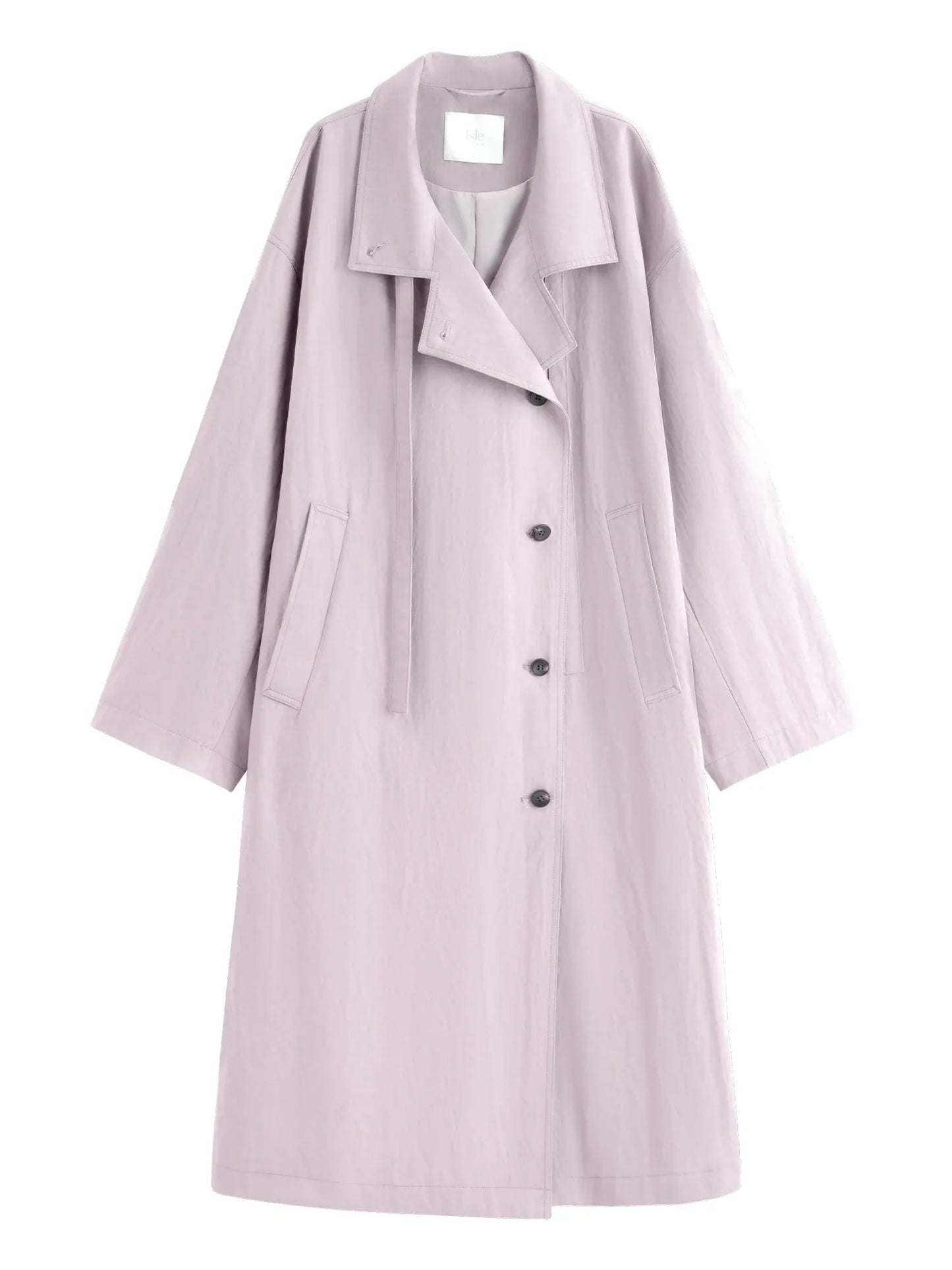 Trench Coat Feminino Camille — Oversized Clássico para Meia-Estação