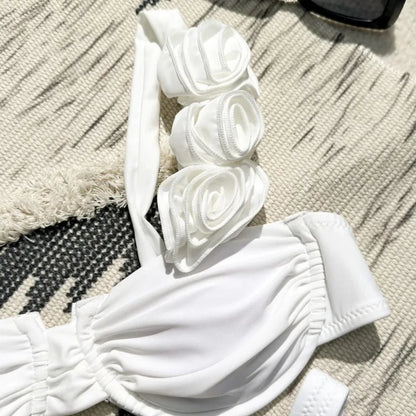 Biquíni Meia-Taça Branco Neve