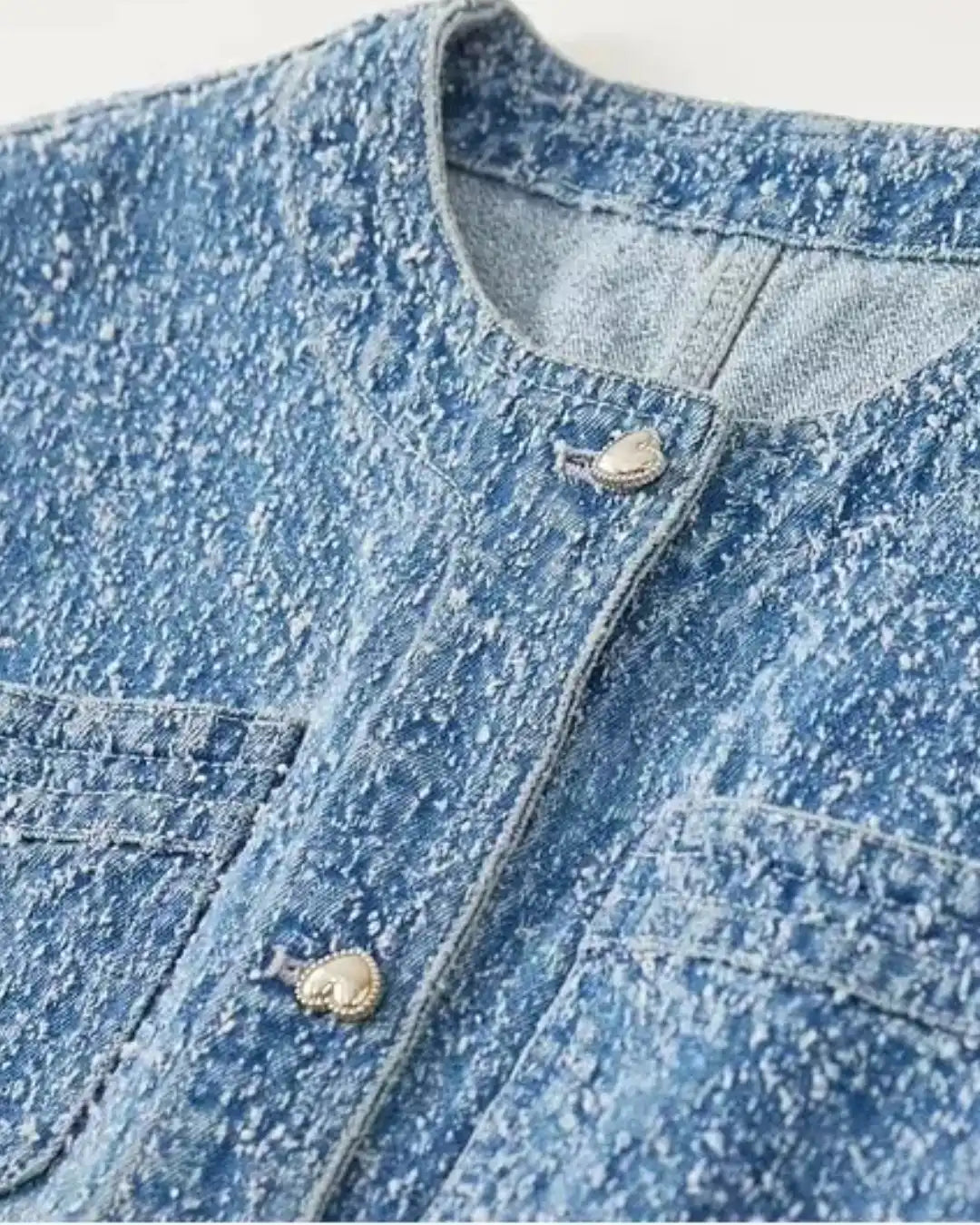 Casaco Tweed Feminino Charlotte – Alfaiataria Elegante para Outono e Inverno