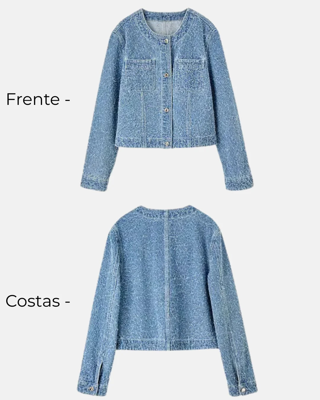 Casaco Tweed Feminino Charlotte – Alfaiataria Elegante para Outono e Inverno