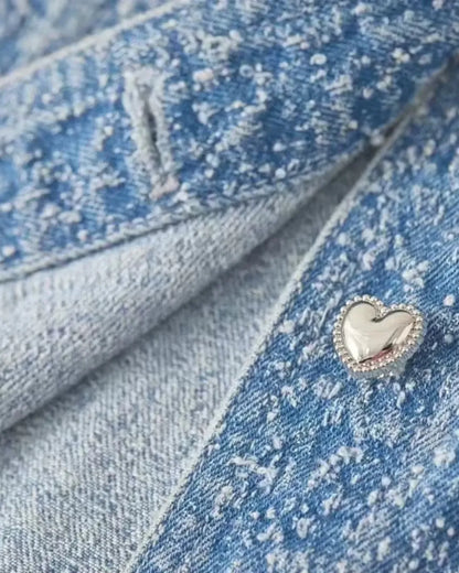 Casaco Tweed Feminino Charlotte – Alfaiataria Elegante para Outono e Inverno