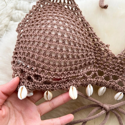 Saída de Praia Crochê Franja – Kaia