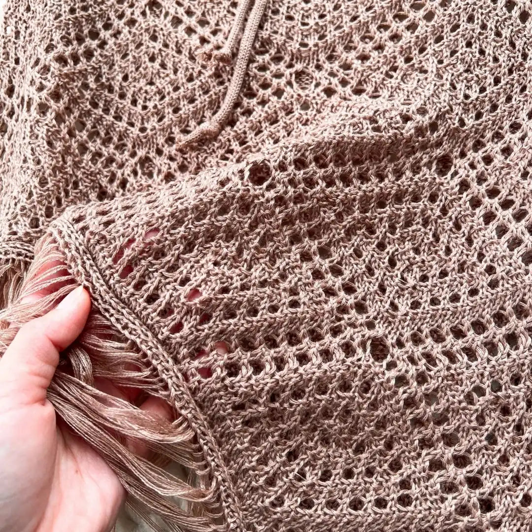 Saída de Praia Crochê Franja – Kaia