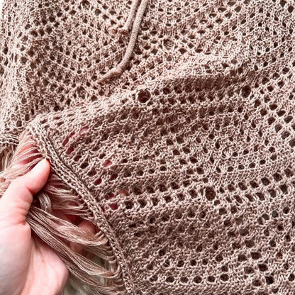 Saída de Praia Crochê Franja – Kaia