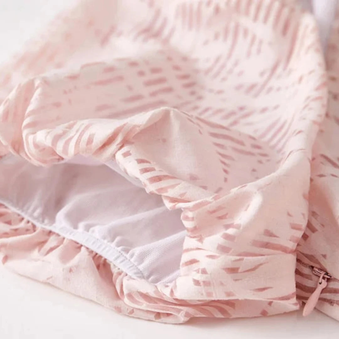 Vestido Midi Floral Rosé – Romance Refinado em Cada Detalhe